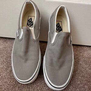 Vans Classic Gray Slip-On Shoes
